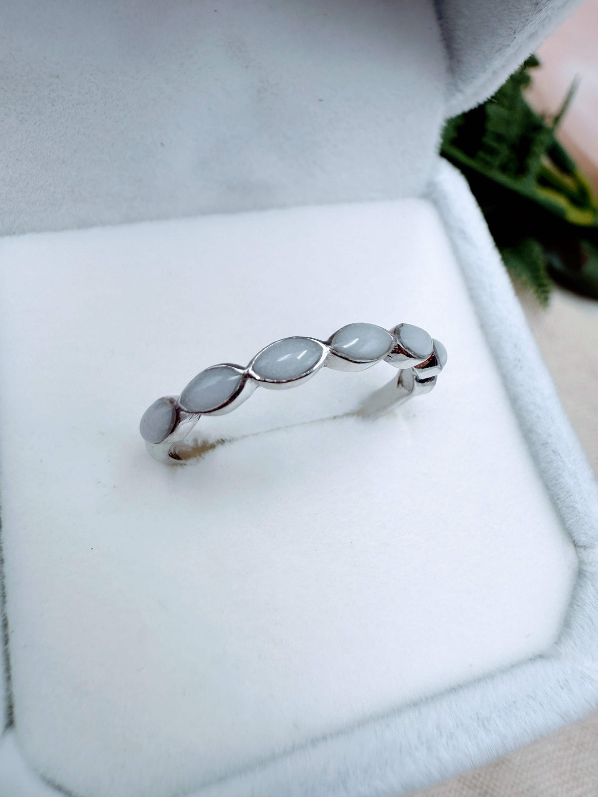 Simple Half Eternity Band