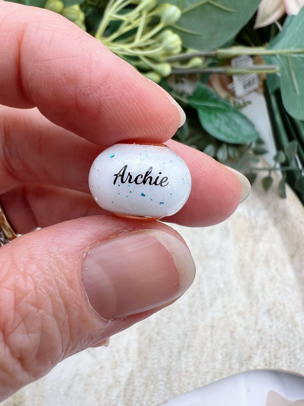 'Andrea' Bead With Letters