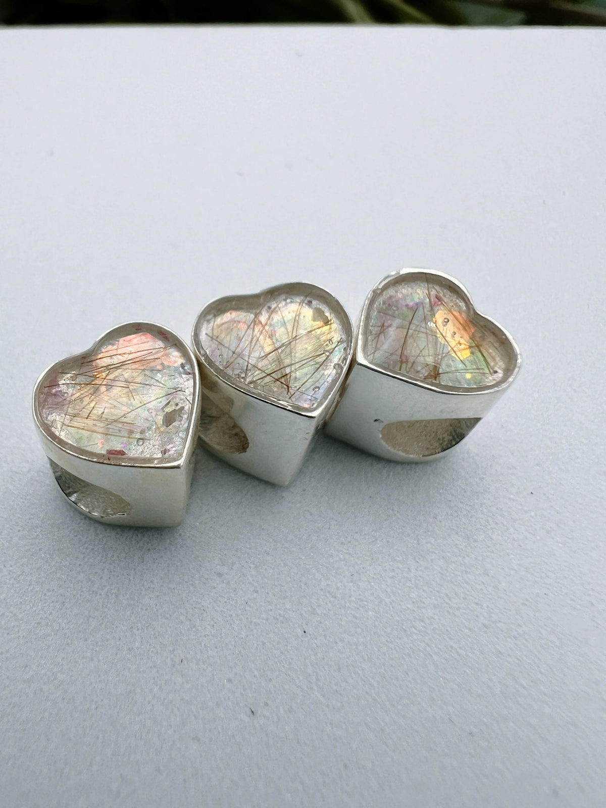 Heart Shaped Breastmilk Bead