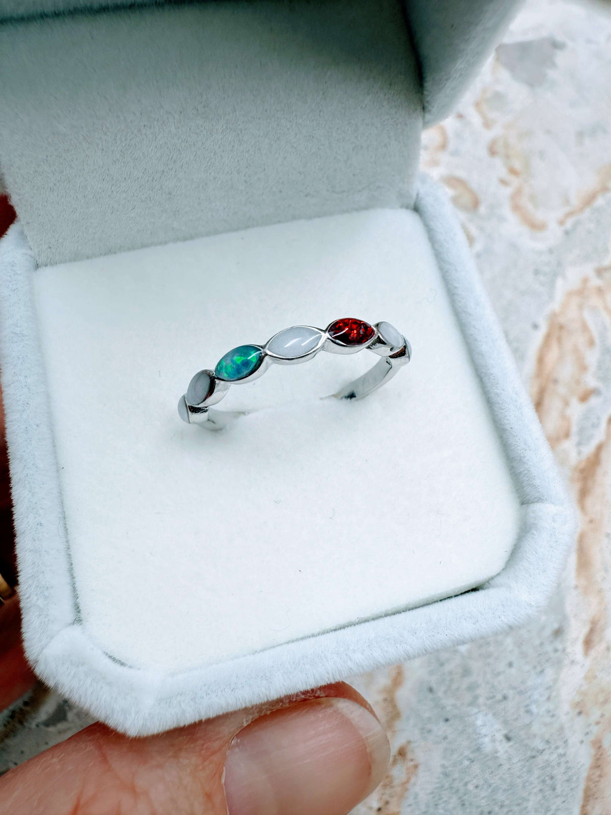 Simple Half Eternity Band