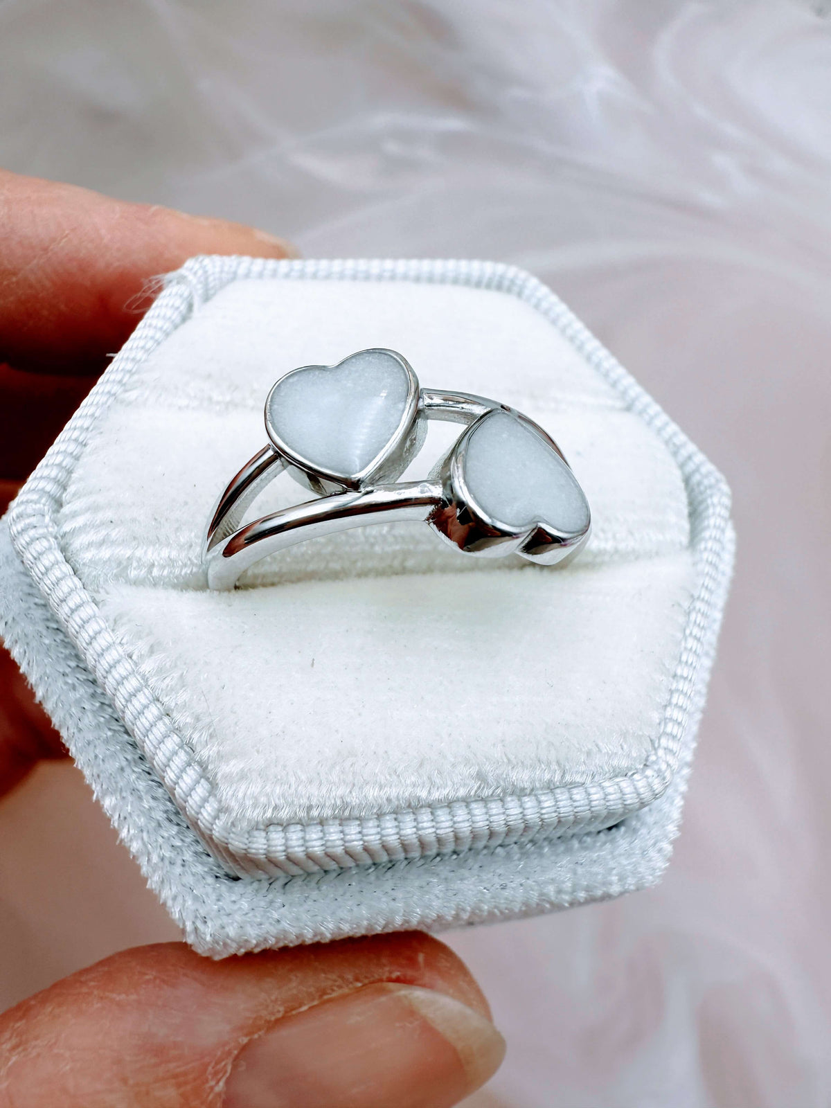 Double Heart Ring