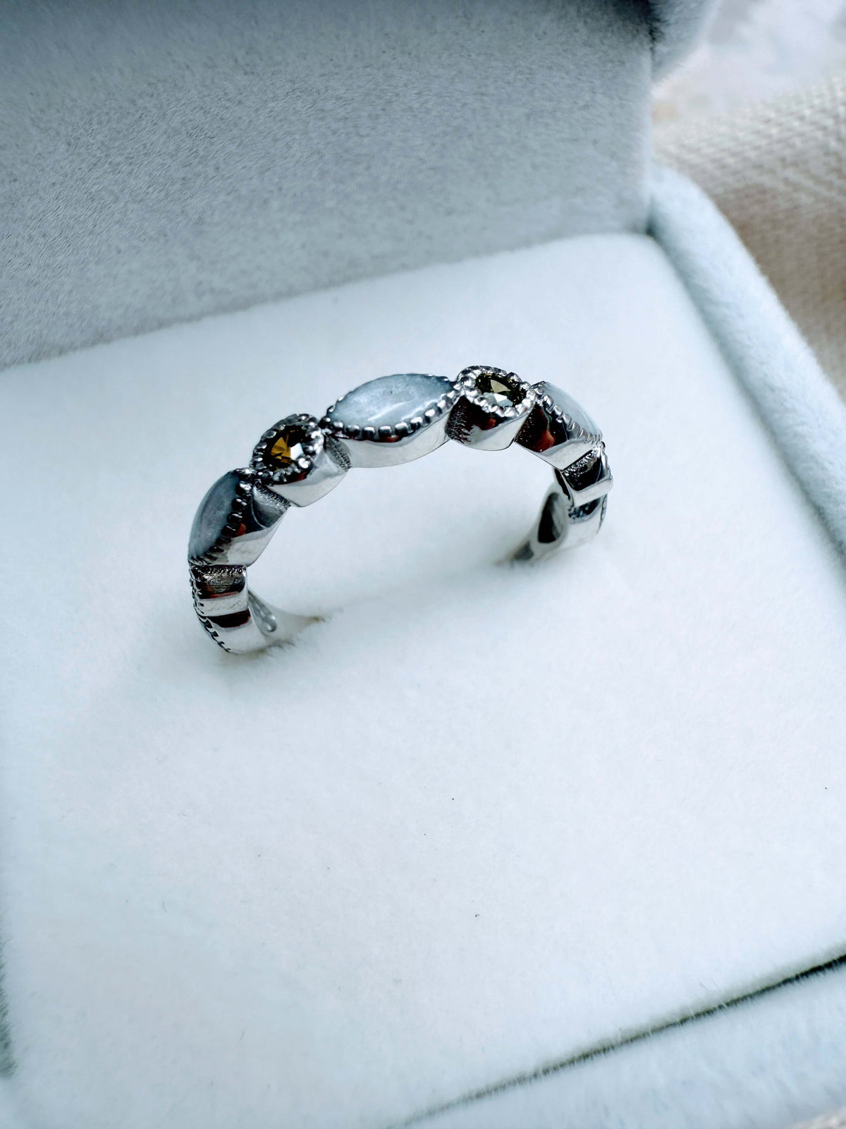 Deluxe full Eternity Breastmilk Ring (multiple colour option)
