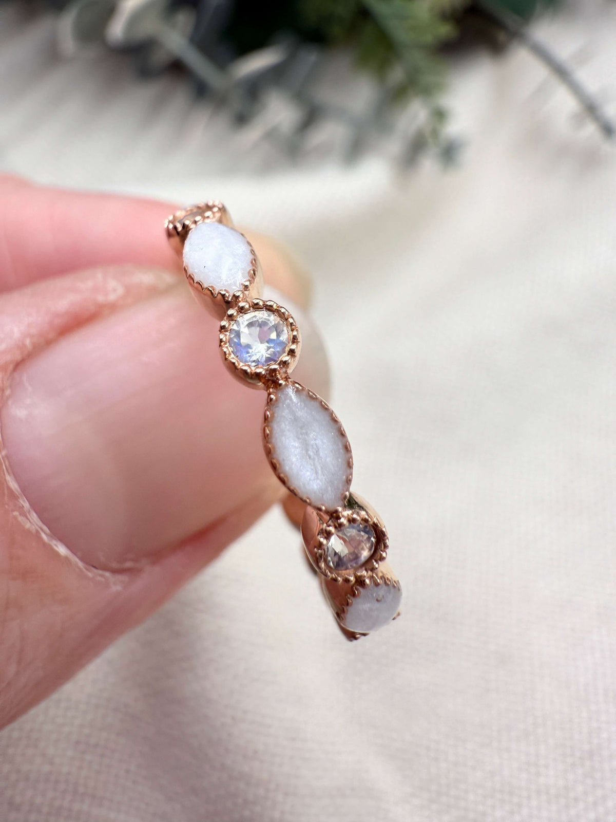 Deluxe full Eternity Breastmilk Ring (multiple colour option)