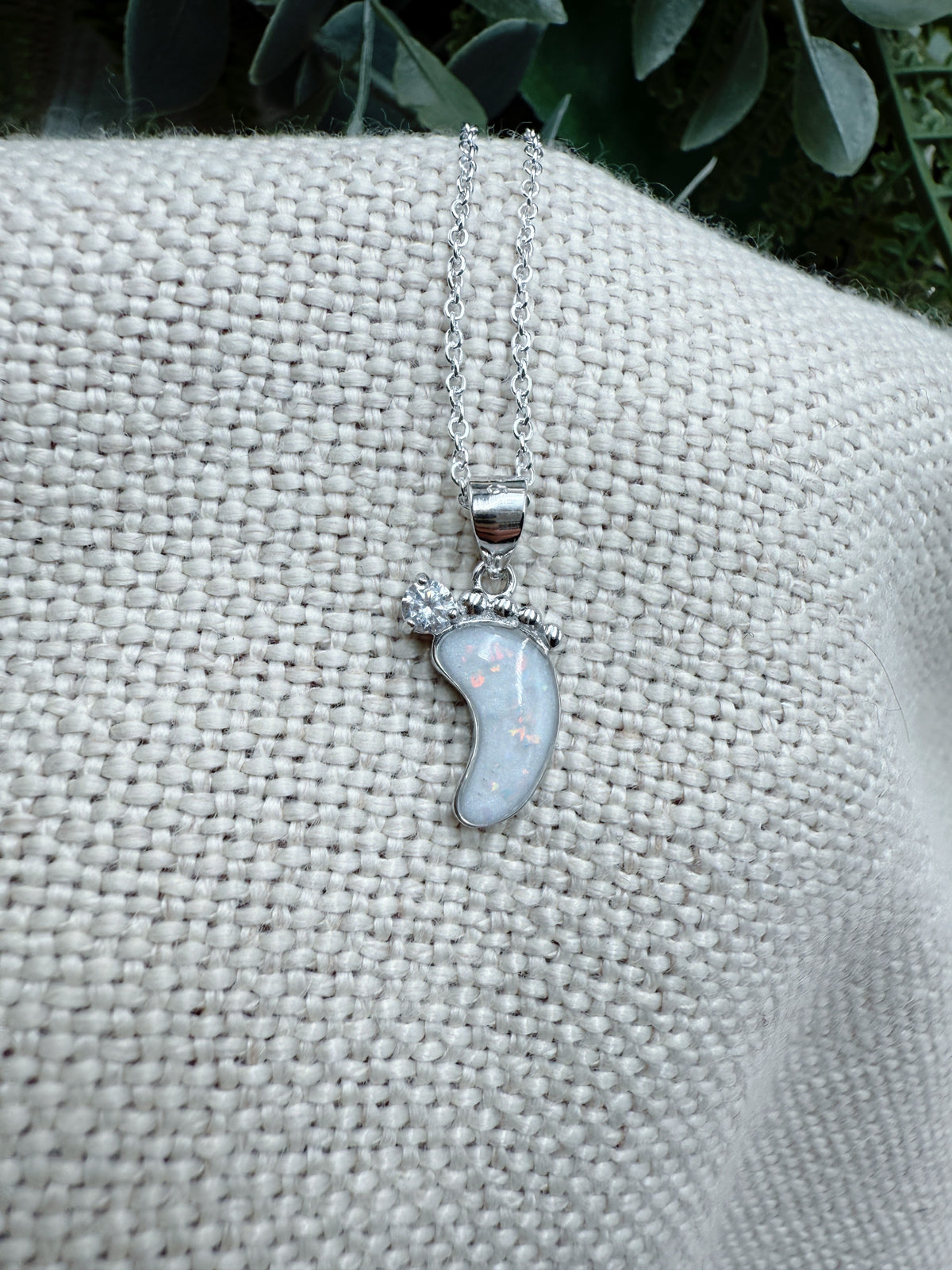 Breastmilk Baby Foot Pendant