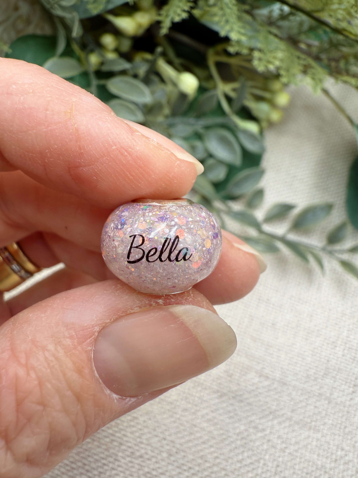 'Andrea' Bead With Letters
