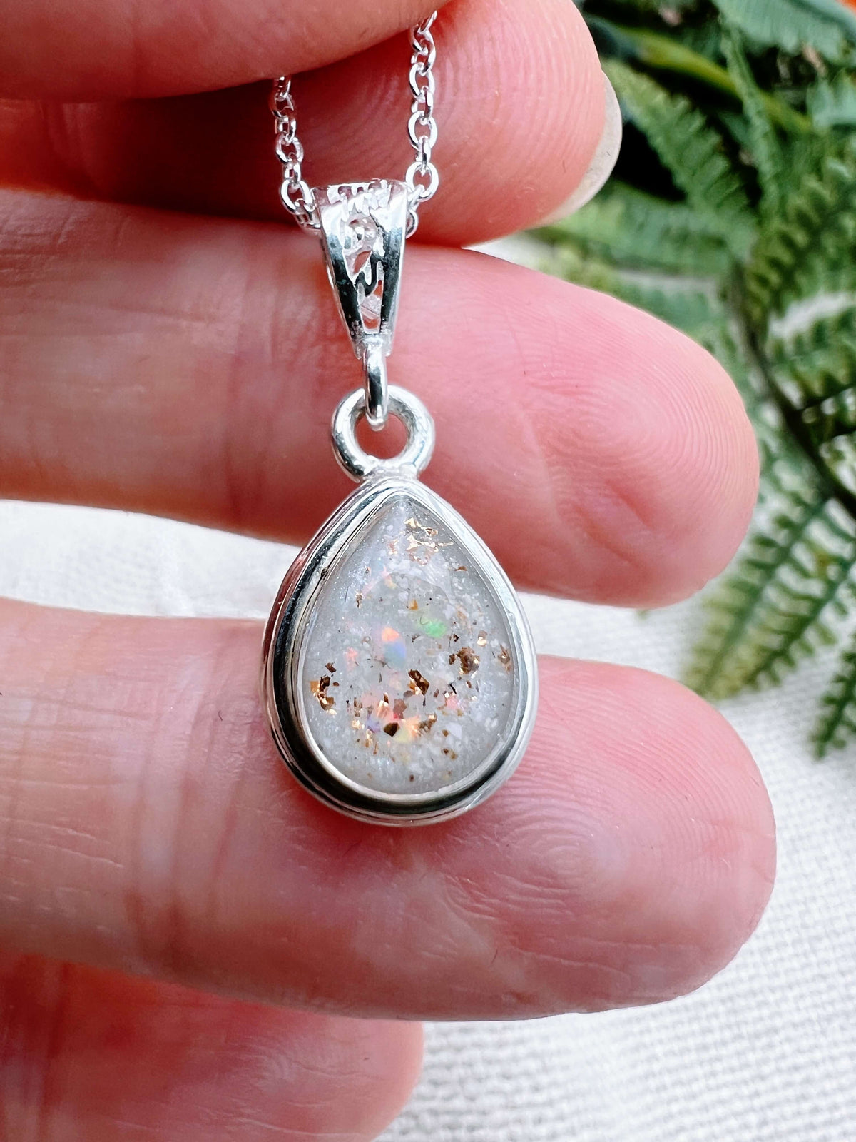 Silver Pear Pendant