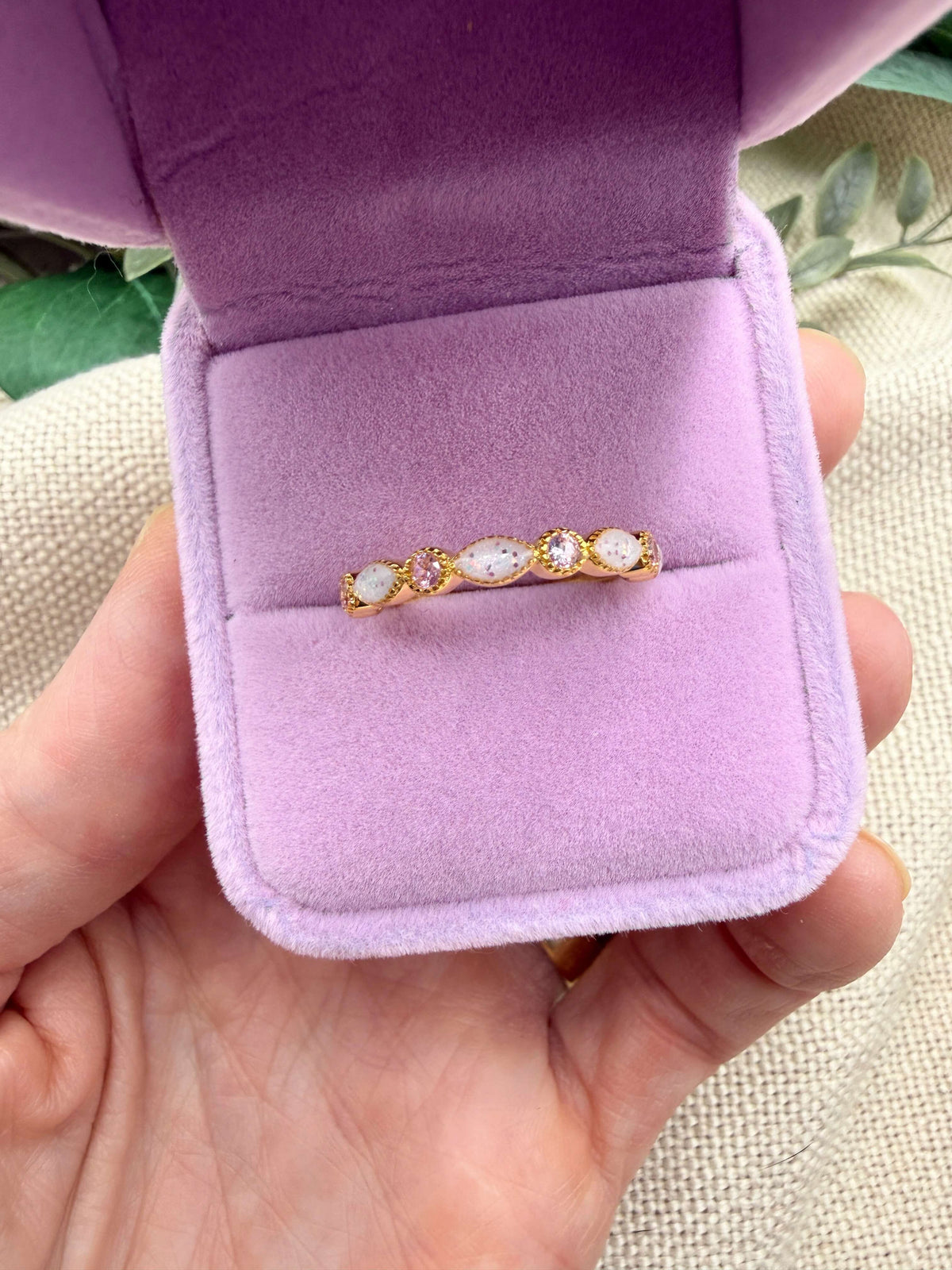 Deluxe full Eternity Breastmilk Ring (multiple colour option)