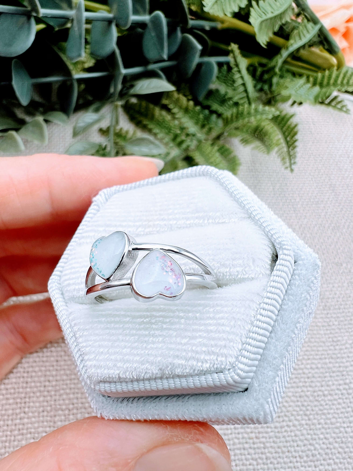 Double Heart Ring
