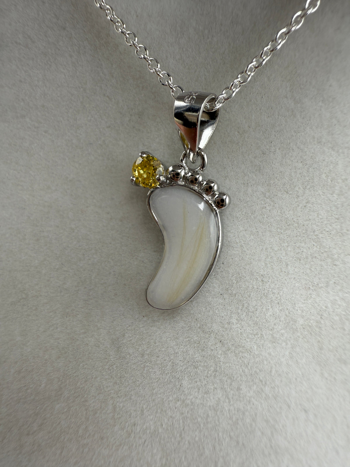 Breastmilk Baby Foot Pendant