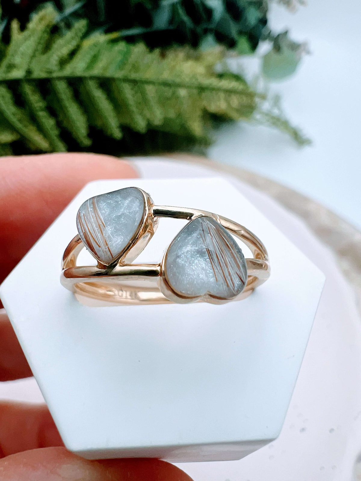 Double Heart Ring