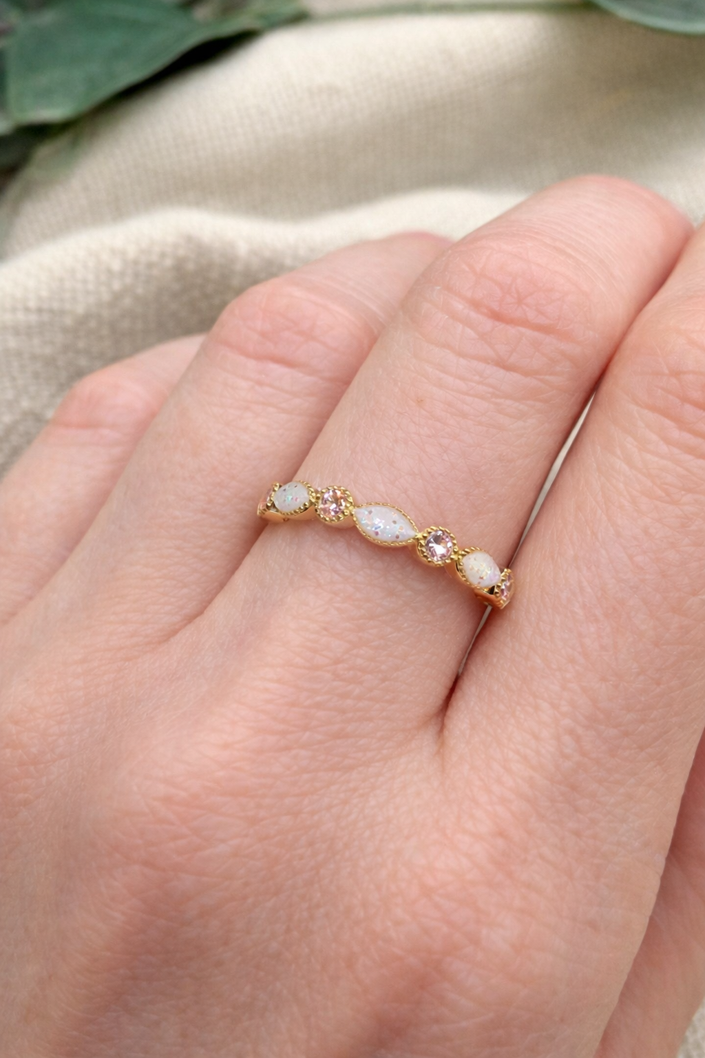 Deluxe full Eternity Breastmilk Ring (multiple colour option)